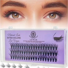 EYELASH Lewer Las Vegas EXTRA VOLUME 11mm NATURAL HODVÁBNE