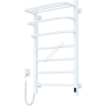 Navin Електрическо оборудване за баня радиатор с термостат fortis 350w/230v 80, 6 см ip44 бял ляв (nv0013)