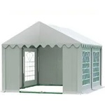Bestent Partystan 3x4m - Premium - тръбна стоманена конструкция, бяла