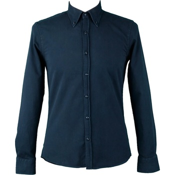 Centone Мъжка риза с дълъг ръкав - Тъмно синя #268337 (268337_Тъмно синьо)