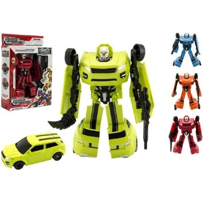 Teddies Transformer auto/robot plast na kartě