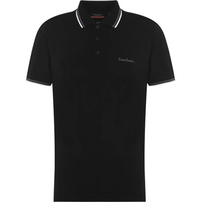 Pierre Cardin trimmed polo tričko černá