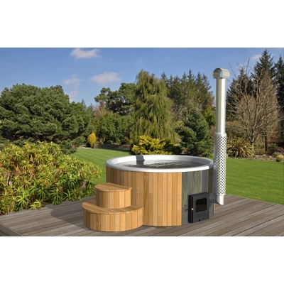 Deokork Dřevěná káď Hot tub DELUXE 220 – Zboží Mobilmania