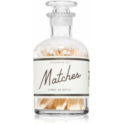 Paddywax Matches White Glass zápalky 75 ks