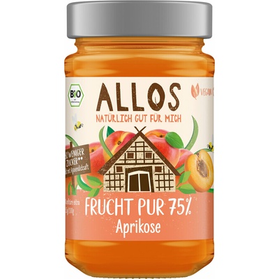 Allos Ovocný džem meruňka bio 250 ml