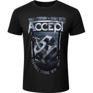 Napalm records мъжка тениска ACCEPT - Teutonic Titans 1976-2026 - NAPALM RECORDS - TS_9493