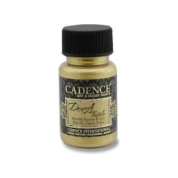 Farba na textil CADENCE DORA 50 ml metalická sýta zlatá