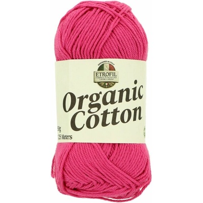 Etrofil Organic Cotton 73439 tmavo ružová