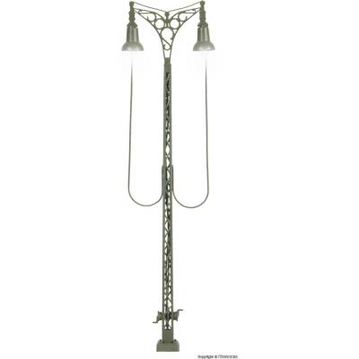 Viessmann TT Příhradová lampa, dvojitá 115 mm 6988