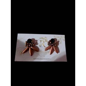 Image 1 of Radi handmade Обици с бронзови перли (324 Рћ)