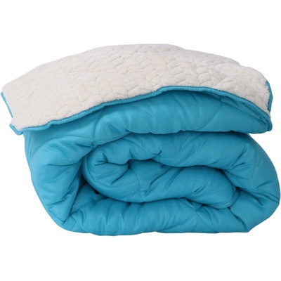 Izidream Зимна олекотена завивка шерпа за единично легло 150/210 см Коузи тюркоаз