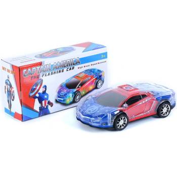 Image 1 of Armtoys ДЕТСКА КОЛА СЪС СВЕТЕЩО КУПЕ СИН СУПЕРГЕРОЙ