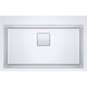 Franke Kubus 2 Pro - Мивка от фрагранит KNG PRO 610-73, бяла ледена 114.0751. 863 (114.0751.863) Мивка за вграждане