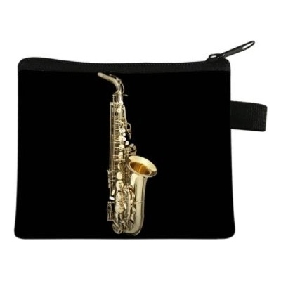 Malá peňaženka so zipsom tenor saxofón