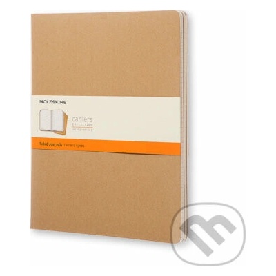 Moleskine sada 3 zošitov kartónová väzba extra veľké linajkované