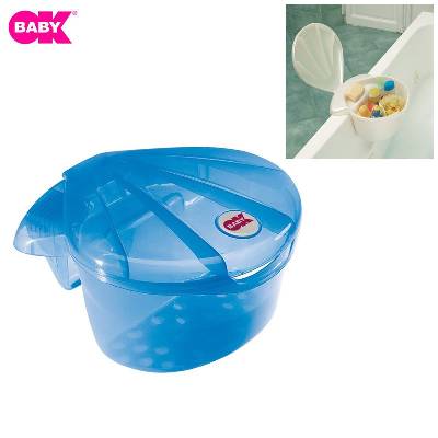 Поставка за вана за аксесоари OK Baby - Корал, синя (OKBCO79202B)