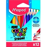 Maped Maped: триъгълен комплект цветни моливи, малък, 12 бр (ima862812)