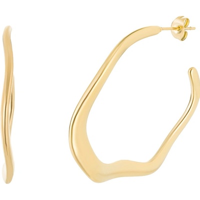 Preciosa Stylové pozlacené náušnice Enigma Glamour 7473Y00