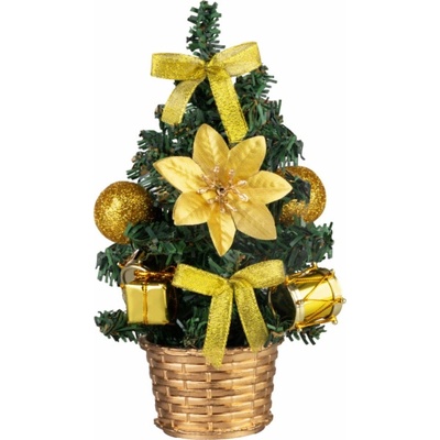 Dekorace MagicHome Vánoce, stromeček, s bubnem, 21 cm