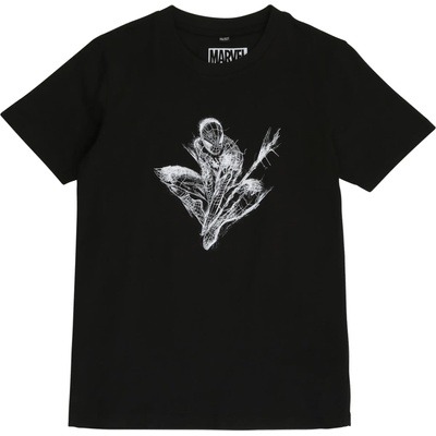 Mister Tee Тениска 'Spiderman' черно, размер 134-140