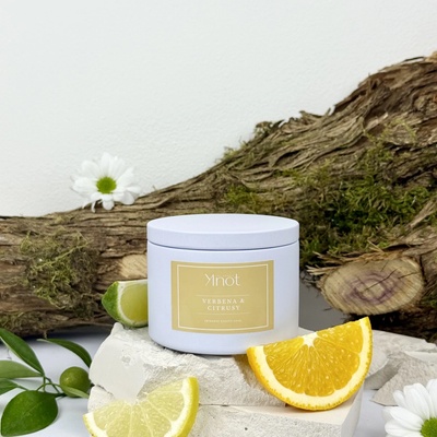 KNOT Soy candle Verbena & Citrusy 200 g