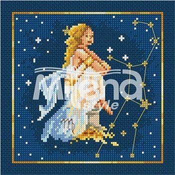 Milena Style Зодия Дева - гоблен със схема конци Ariadna