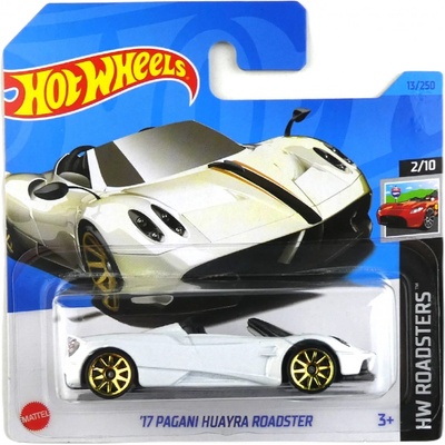 Mattel Hot Wheels 17 Pagani Huayra Roadster White