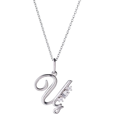 Silenti Jewelry Сребърно колие "Ц