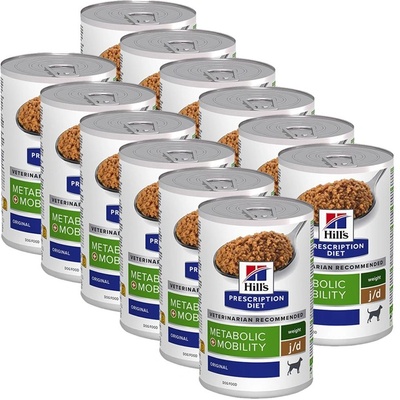 Hill s Prescription Diet j/d Metabolic + Mobility Пиле 12 x 370 г