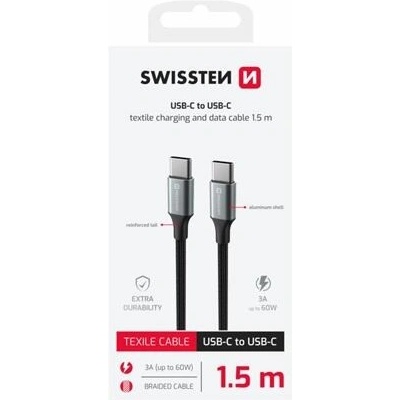 Swissten 71528203 USB-C / USB-C, 1,5m