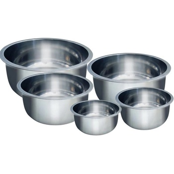 Elekom Комплект метални купи ek-1632, 5 бр. , Висококачествена неръждаема стомана (ek-1632)