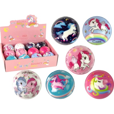Lean Toys Malá loptička Jednorožce 8 cm