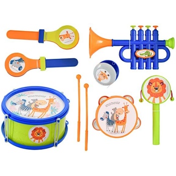 Mikro Комплект музикални инструменти 7 бр. с палки