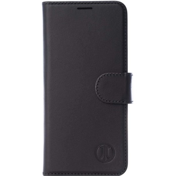 JT BERLIN BookCase Kreuzberg Case - хоризонтален кожен (естествена кожа) калъф тип портфейл за Samsung Galaxy S20 Plus (черен)