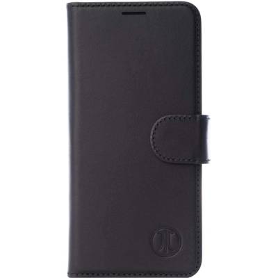 JT BERLIN BookCase Kreuzberg Case - хоризонтален кожен (естествена кожа) калъф тип портфейл за Samsung Galaxy S20 Plus (черен)