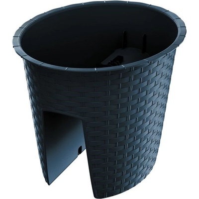Prosperplast RATOLLA RAILING Oval květináč na zábradlí 10,8l antracit