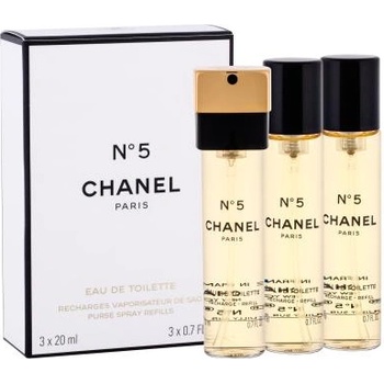 CHANEL N°5 3x20 ml eau de toilette пълнител за жени