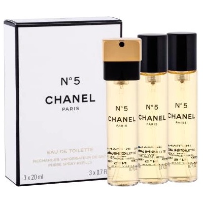 CHANEL N°5 3x20 ml eau de toilette пълнител за жени