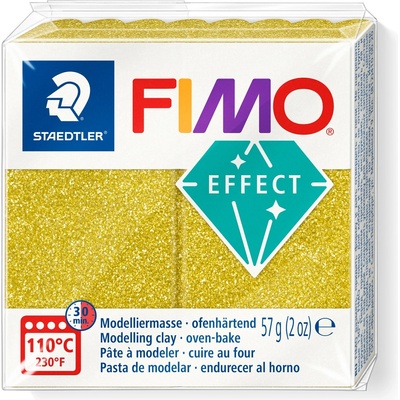 FIMO Полимерна глина Staedtler Fimo Effect, 57g, бледо златист 112 (21896-А-БЛ.ЗЛАТИСТ)