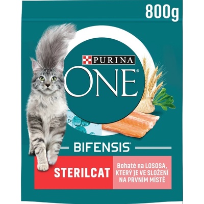Purina One BIFENSIS Sterilcat s lososem a pšenicí 0,8 kg