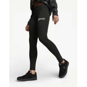 PUMA Essentials+ Script Leggings Black