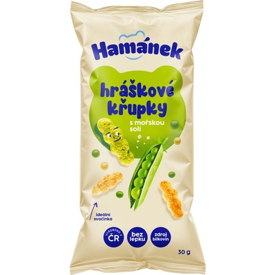 Hamánek Hráškové chrumky s morskou soľou 30 g