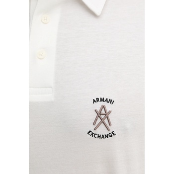 Giorgio Armani Памучна тениска с яка Armani Exchange (XM002209.AF10364)