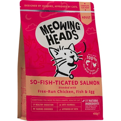 MEOWING HEADS So-fish-ticated Salmon 450 g