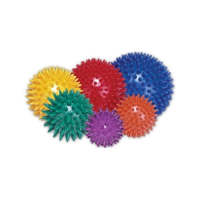 Halcamp Masážní míček ježek zelený 7 cm