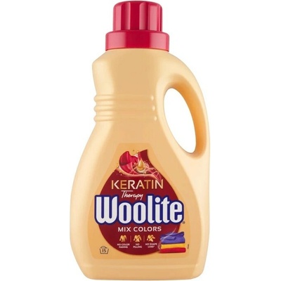 Woolite Keratin Therapy prací gel na barevné prádlo 15 PD