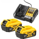 Sady batérií a nabíjačiek k aku náradiu DeWALT DCB1104P2