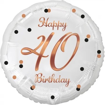 Image 1 of Godan Балон от фолио - бял/розов 40