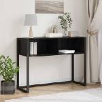 vidaXL Крайна масичка Черния дъб 100 x 36 x 75 см Инженерна дървесина (886690)