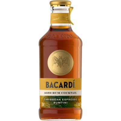 Bacardi Caribbean Espresso Rumtini 12,5% 0,2 l (holá láhev)